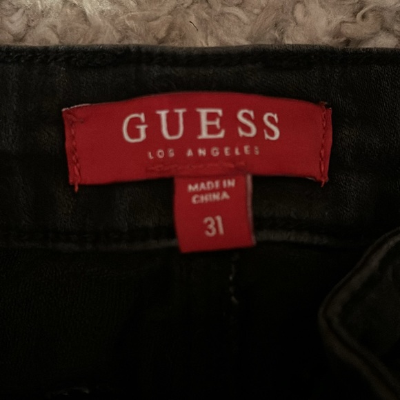 Guess Bradley Moto Denim Shorts - Picture 4 of 7